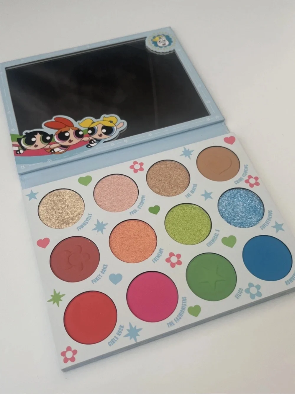 ColourPop Powerpuff Girls Palette - Blue, Pink, Green
